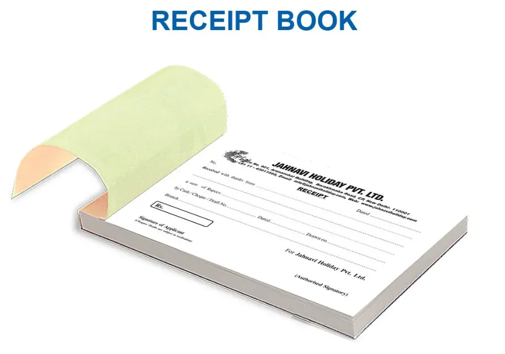 [RB-A5-001] Receipt Book / Cash Sale (A5, 50 sheets, Black & White)