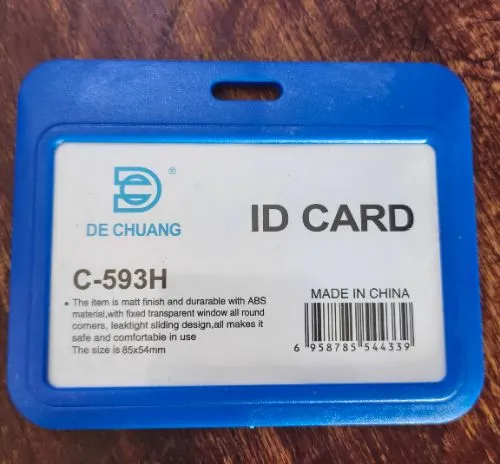 ID holder Blue